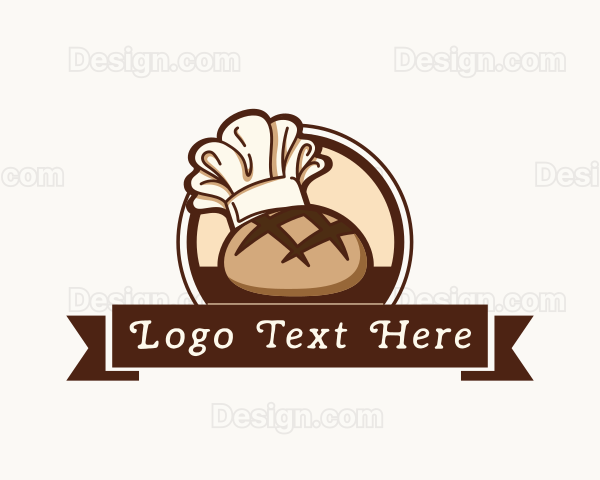 Rustic Bread Baker Toque Logo