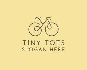 Yellow Bicycle Bike Logo