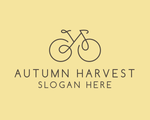 Yellow Bicycle Bike logo design