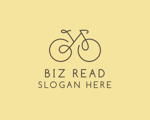 Yellow Bicycle Bike logo design