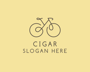 Yellow Bicycle Bike logo design