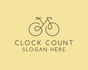 Yellow Bicycle Bike logo design