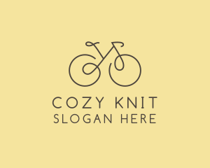 Yellow Bicycle Bike logo design