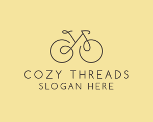 Yellow Bicycle Bike logo design