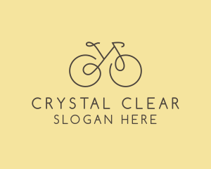 Yellow Bicycle Bike logo design