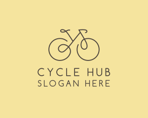 Yellow Bicycle Bike logo