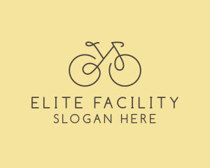 Yellow Bicycle Bike logo design