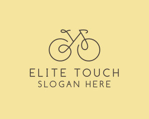 Yellow Bicycle Bike logo design