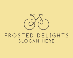 Yellow Bicycle Bike logo design