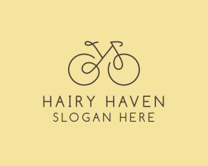 Yellow Bicycle Bike logo design