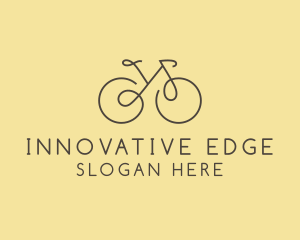 Yellow Bicycle Bike logo design