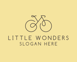 Yellow Bicycle Bike logo design