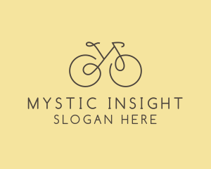 Yellow Bicycle Bike logo design