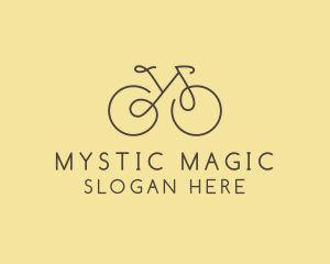 Yellow Bicycle Bike logo design