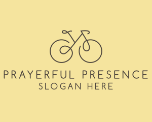 Yellow Bicycle Bike logo design