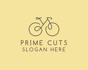 Yellow Bicycle Bike logo design