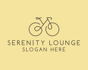 Yellow Bicycle Bike logo design