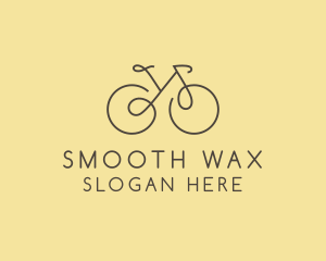 Yellow Bicycle Bike logo design