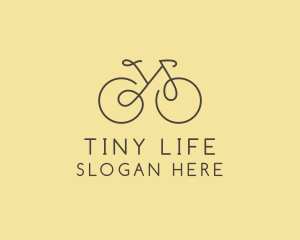 Yellow Bicycle Bike logo design