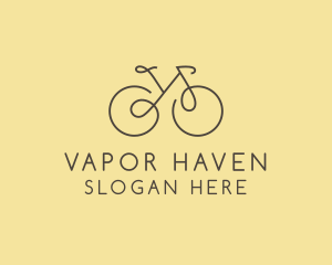 Yellow Bicycle Bike logo design