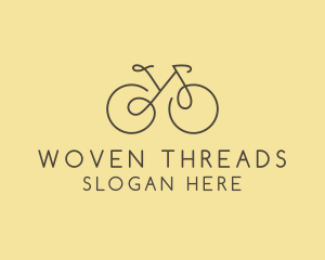 Yellow Bicycle Bike logo design