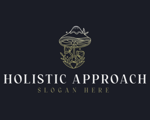 Holistic Natural Mushroom logo