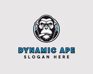 Cigarette Smoking Ape logo design