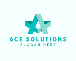 Professional Company Letter A logo design