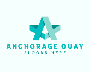 Professional Company Letter A logo design