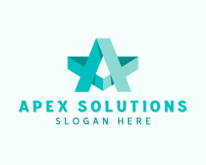 Professional Company Letter A logo design