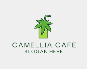 Cannabis Weed Juice logo design