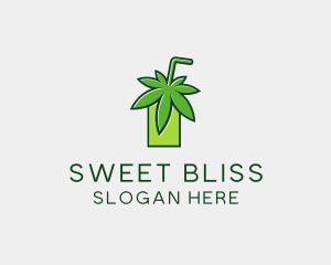 Cannabis Weed Juice logo design