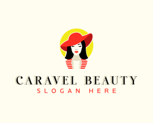 Woman Beauty Fashion logo design