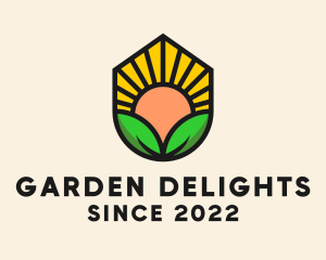 Sun Gardening House logo design