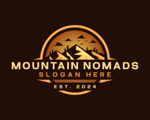 Mountain Climbing Adventure logo design