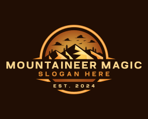 Mountain Climbing Adventure logo design