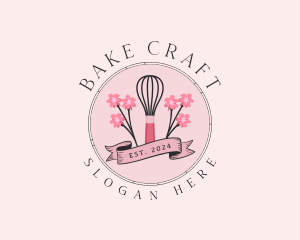 Sweet Baking Whisk logo design