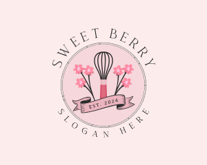 Sweet Baking Whisk logo design