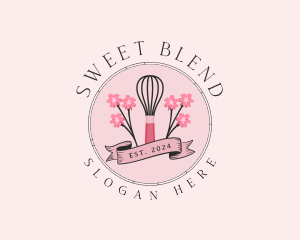 Sweet Baking Whisk logo design