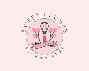 Sweet Baking Whisk logo design