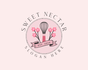 Sweet Baking Whisk logo design