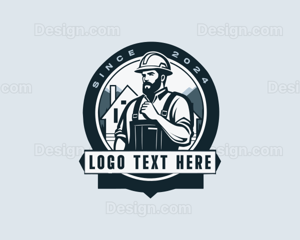 Construction Carpenter Builder Logo