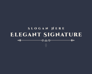 Elegant Luxury Business logo design