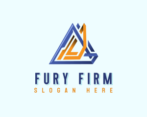 Triangle Construction Firm logo design