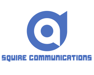 Blue Generic Communication logo design