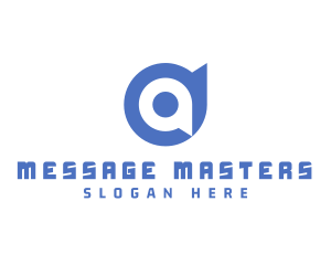 Blue Generic Communication logo