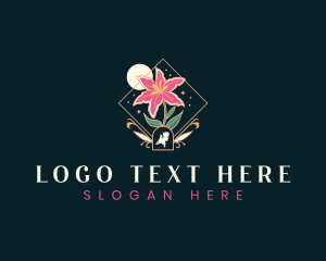 Netherlands Floral Tulip logo