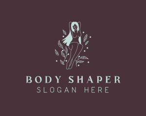 Leaf Sexy Woman logo design