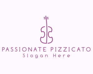 Minimalist Cello Violin logo