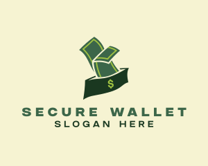 Wallet Cash Money logo design